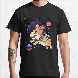 Omnisexual T-Shirts - Omnisexual Corgi In Space Omnisexual Pride Classic T-Shirt | The Pride Merch WP0503