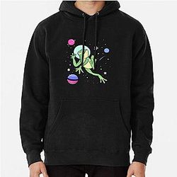 Omnisexual Hoodies - Omnisexual Frog In Space Omnisexual Pride Pullover Hoodie | The Pride Merch WP0503