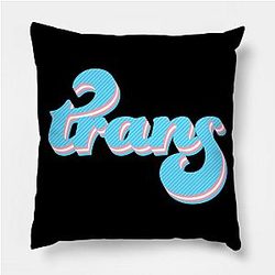 Trans Flag Pillows - Trans pride! Pillow TP1208 | The Pride Merch WP0503