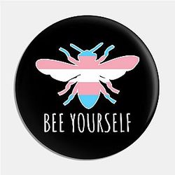 トランスフラグピン - Bee Yourself - トランプライドピン | The Pride マーチWP0503