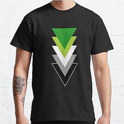 Aromantic T-Shirts - Aromanticism in Shapes Classic T-Shirt | The Pride Merch WP0503