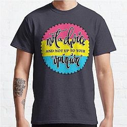 Pan LGBTQ+ GRSM Pansexual Pride Flag (Not a Choice) Classic T-Shirt Flagship | The Pride Merch WP0503