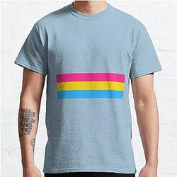パンプライドストライプクラシックTシャツフラッグシップ | The Pride マーチWP0503