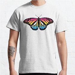 Pansexual Pride Butterfly Classic T-Shirt Flagship | The Pride Merch WP0503