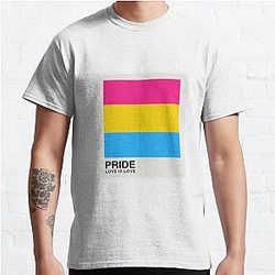 Pansexual Pride Pantone Classic T-Shirt Flagship | The Pride Merch WP0503