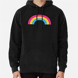 Pansexual Pride Rainbow Pullover Hoodie Flagship | The Pride Merch WP0503