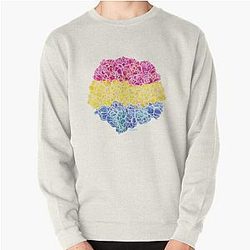 Pansexual flowers Pullover Sweatshirt Flagship | The Pride Merch WP0503