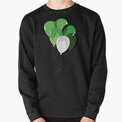 Aromantic Sweatshirts - Aro Pride Balloon Cluster Pullover Sweatshirt | The Pride Merch WP0503