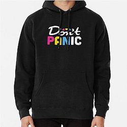 Pansexual Pride Flag Don't Panic! Pullover Hoodie Flagship | The Pride Merch WP0503