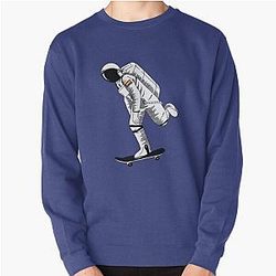 Skateboarding Astronaut - 微妙なゲイスペースプライドプルオーバースエットシャツフラッグシップ_ The Pride マーチWP0503