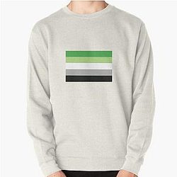 Aromantic Sweatshirts - Aromantic Pride Flag Pullover Sweatshirt | The Pride Merch WP0503