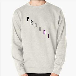 Asexual Flag Sweatshirts - proud Asexual Pullover Sweatshirt | The Pride Merch WP0503