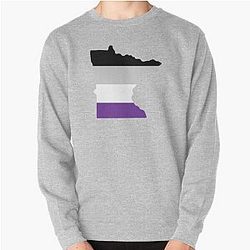 Asexual Flag スウェットシャツ - Minnesota Asexual Pride プルオーバー スウェットシャツ | The Pride マーチWP0503