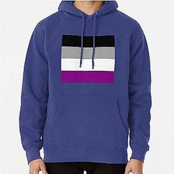 Asexual フラグ パーカー - LGBTQ Asexual Flag - June Pride Month Asexual フラグ プルオーバーパーカー | The Pride マーチWP0503