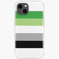 アロマニティックケース - アロマニスティックプライドフラグ iPhoneソフトケース | The Pride マーチWP0503