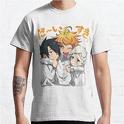 The Promised Neverland T-Shirts - Cute Ray Emma and Norman  Classic T-Shirt RB0309