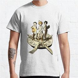 The Promised Neverland T-Shirts - Emma, Ray &amp; Norman Trio Classic T-Shirt RB0309