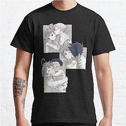 The Promised Neverland T-Shirts - Ray Emma &amp; Norman Cute Classic T-Shirt RB0309