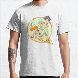 The Promised Neverland T-Shirts - Emma,Norman and Ray Classic T-Shirt RB0309