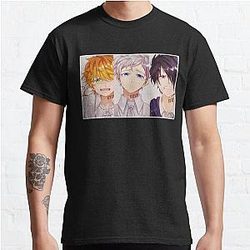 The Promised Neverland T-Shirts - crying Ray Emma &amp; Norman  Classic T-Shirt RB0309