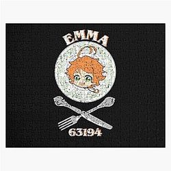 The Promised Neverland Puzzles - Emma Chibi (Grunge Style) Jigsaw Puzzle RB0309