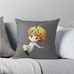 The Promised Neverland Pillows - The Promised Neverland Emma Throw Pillow RB0309