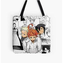 The Promised Neverland Bags - The promised neverland All Over Print Tote Bag RB0309