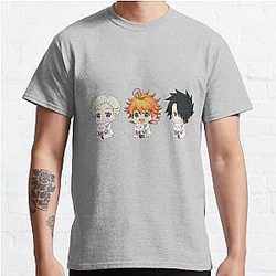 The Promised Neverland T-Shirts - The Promised Neverland Chibis Classic T-Shirt RB0309