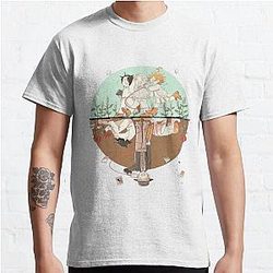 The Promised Neverland T-Shirts - Two Worlds -  The Promised Neverland Classic T-Shirt RB0309