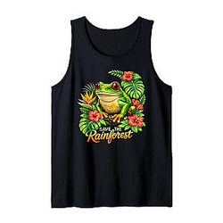 Save The Rainforest Red Eyed Tree Frog Tank Top