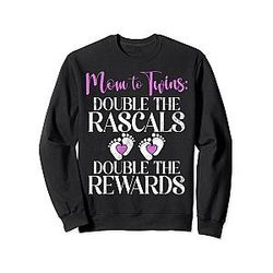 Double the Rascals double the Rewards Twin Mom Sweatshirt