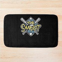 The Sandlot Film Baseball Art T Shirt Bath Mat