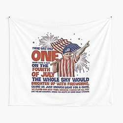 Vintage Sandlot 4th of July Tapestry
