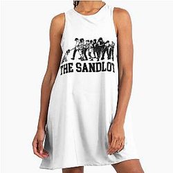 The Sandlot Gang Logo T-Shirt A-Line Dress