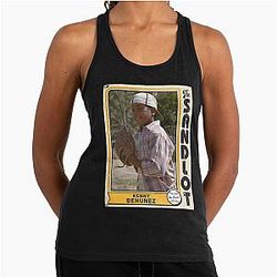Kenny The Heater DeNunez Vintage Sandlot Trading Card Racerback Tank Top