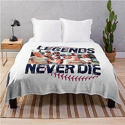 The Sandlot Legend Never Dies Funny Meme Throw Blanket
