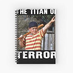 The Sandlot Ham  Titan Of Terror T-Shirt Notebook