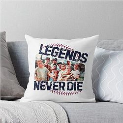 The Sandlot Legends Never Die Meme Throw Pillow