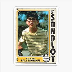Michael 'Squints' Palledurous The Sandlot Trading Card Sticker