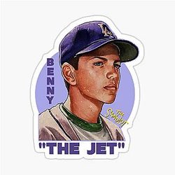 The Sandlot Ham Lino Baseball Sticker