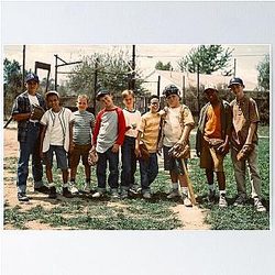 The boys from Sandlot Poster