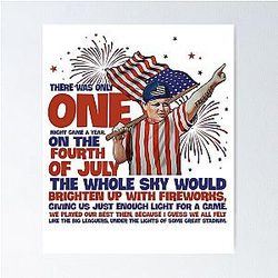 Vintage The Sandlot Poster 4th of July