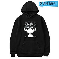 Omori Hoodie - Graphic Print Casual Omori Hoodies