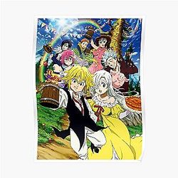 The Seven Deadly Sins Posters - The Seven Deadly Sins Character Poster RB1606
