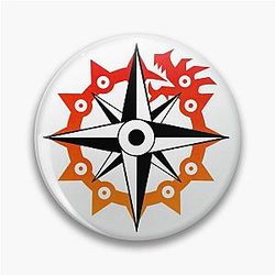 The Seven Deadly Sins Pins - Meliodas tattoo Dragon of wrath  Pin RB1606