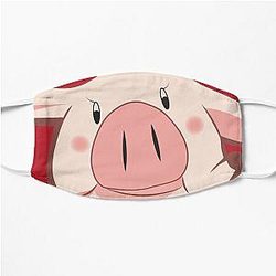 The Seven Deadly Sins Face Masks - Hawk captain of disposals Flat Mask RB1606