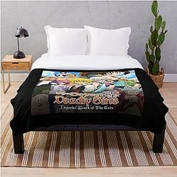 The Seven Deadly Sins Bedding Sets - Imperal Wrath The Gods Throw Blanket RB1606