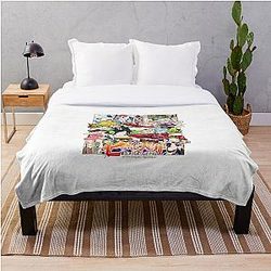 The Seven Deadly Sins Bedding Sets - The Seven Deadly Sins logo Throw Blanket RB1606