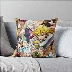 The Seven Deadly Sins Pillows - The Seven Deadly Sins Throw Pillow RB1606