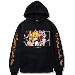 The Seven Deadly Sins Hoodie - Japanese Anime Graphic Pullover Hoodies